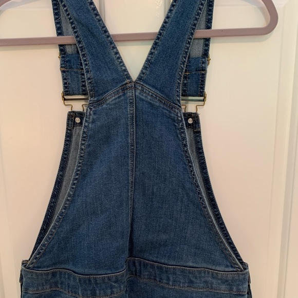 SO Juniors Destructed Mom Overalls, size L - Picture 7 of 12